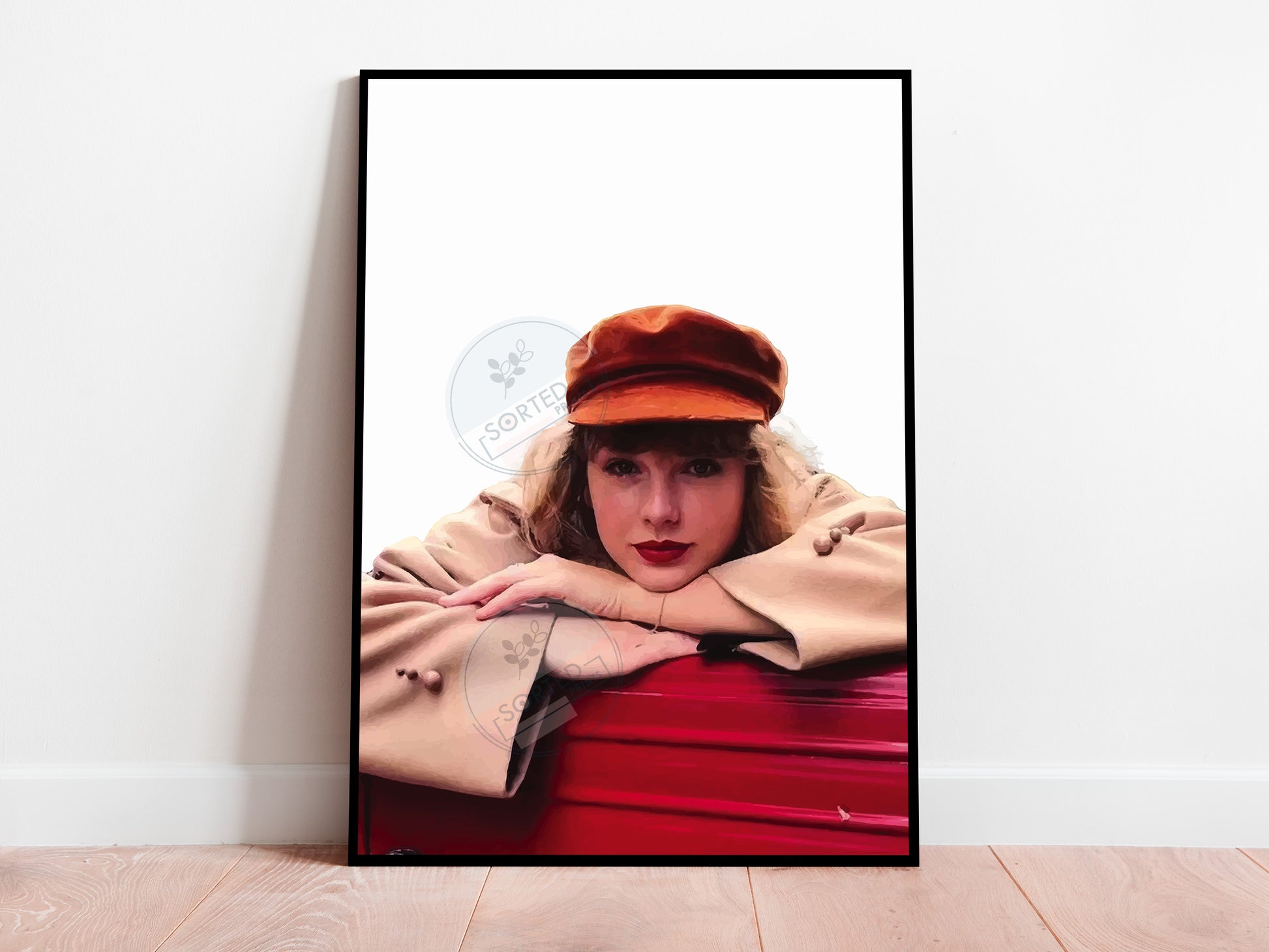 Taylor Swift Red Album Cover Poster Music Wall Art Digital Download