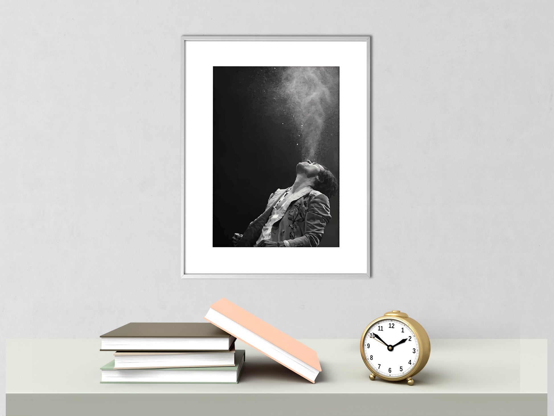 Harry Styles Love on Tour Poster Black and White Music Wall Art Digital Download