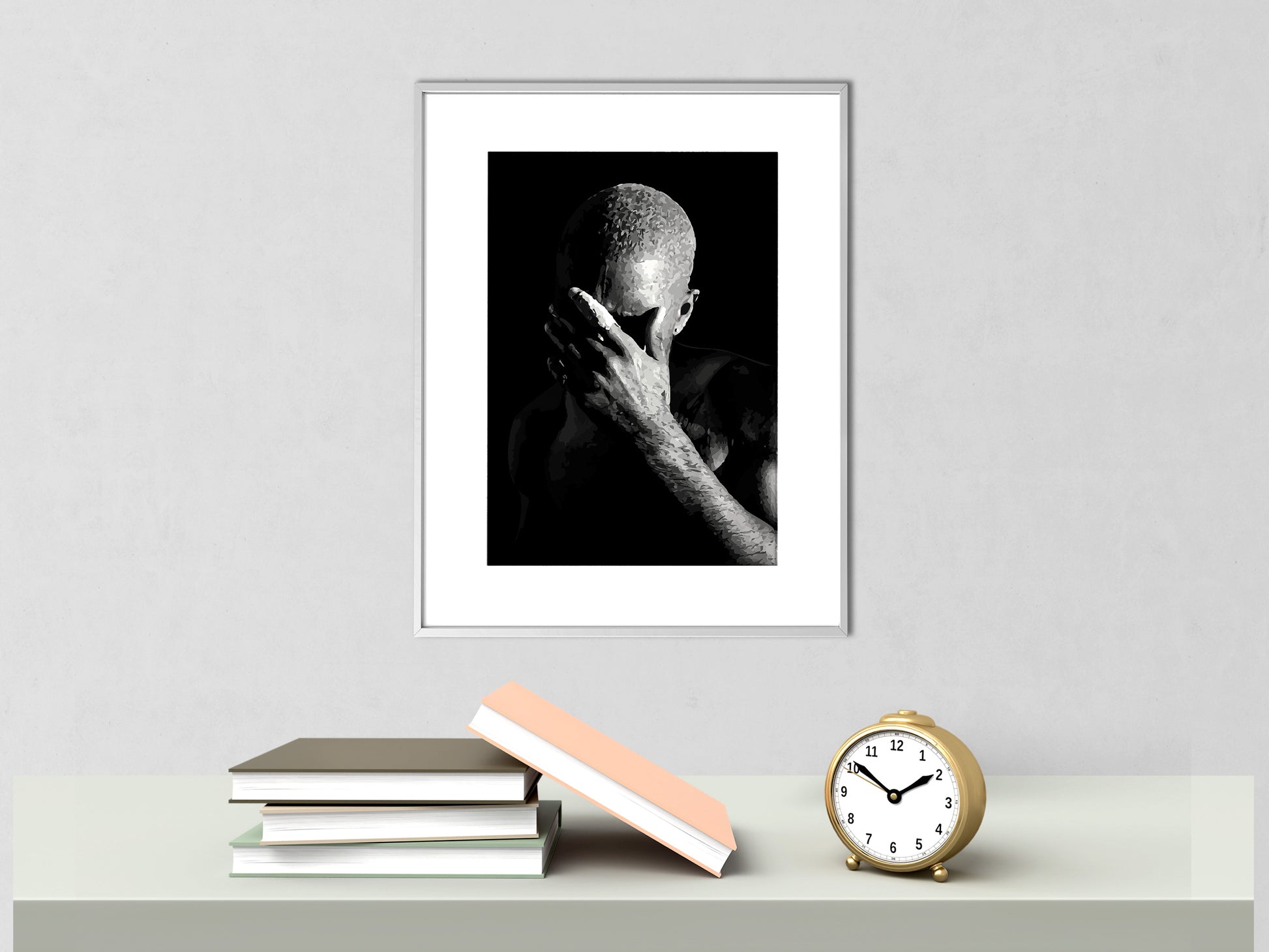 Frank Ocean Blonde Poster Black and White Music Wall Art Digital Download