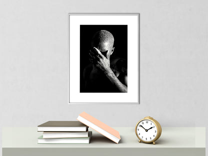 Frank Ocean Blonde Poster Black and White Music Wall Art Digital Download