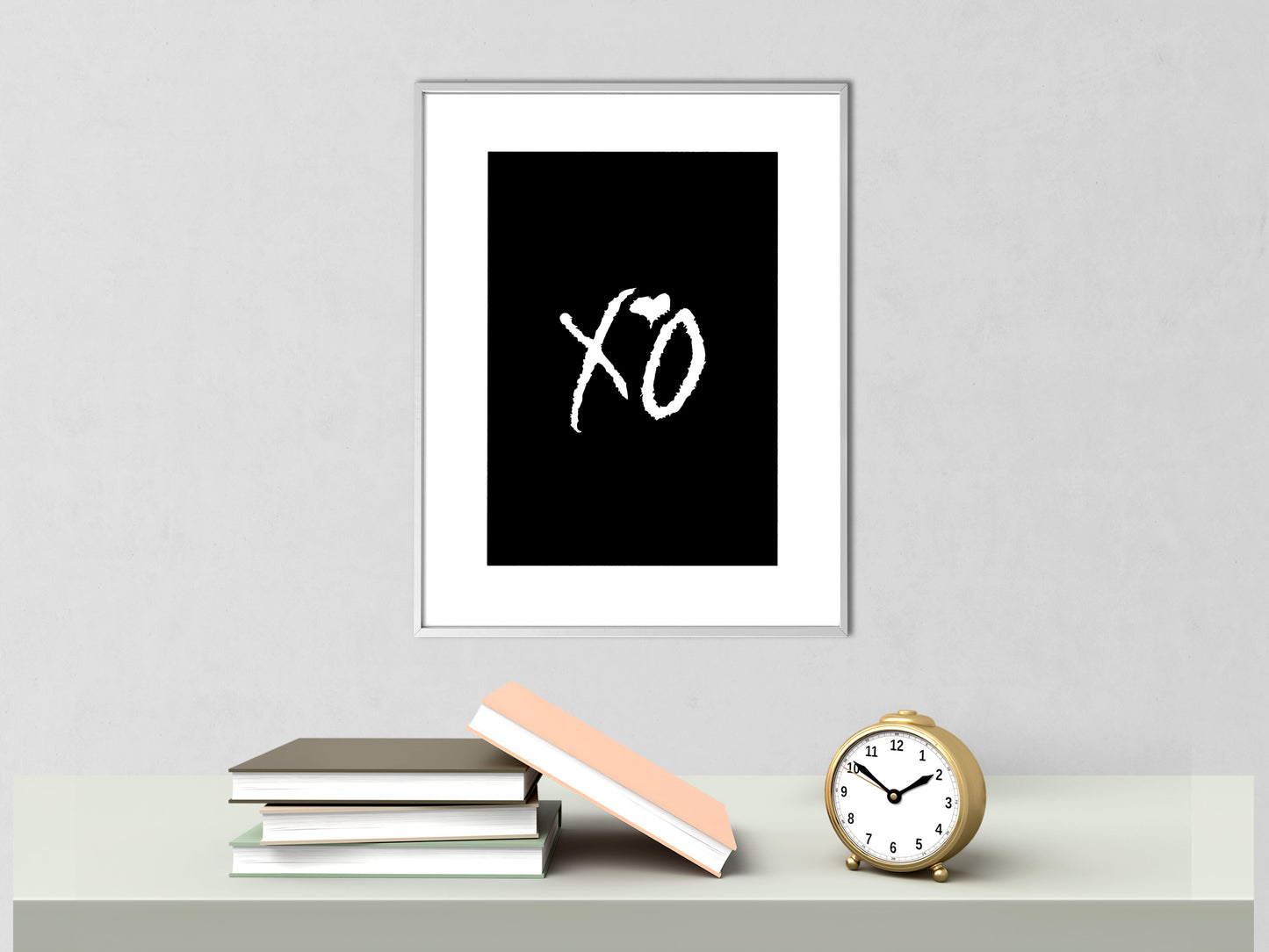 The Weeknd XO Poster Black and White Music Wall Art Digital Download