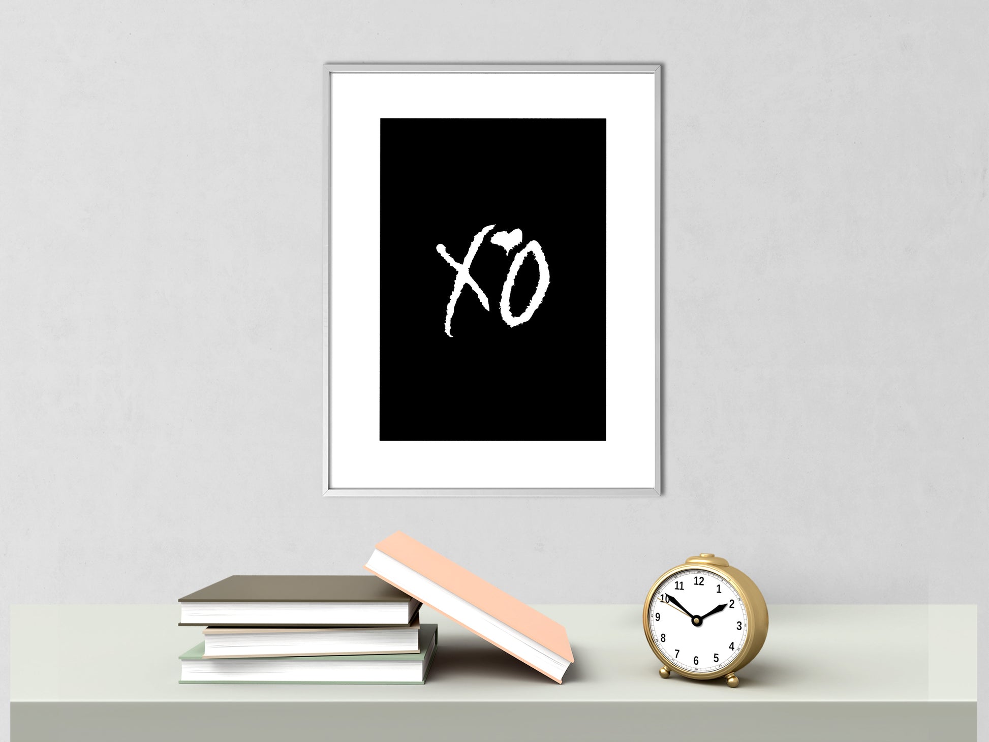 The Weeknd XO Poster Black and White Music Wall Art Digital Download