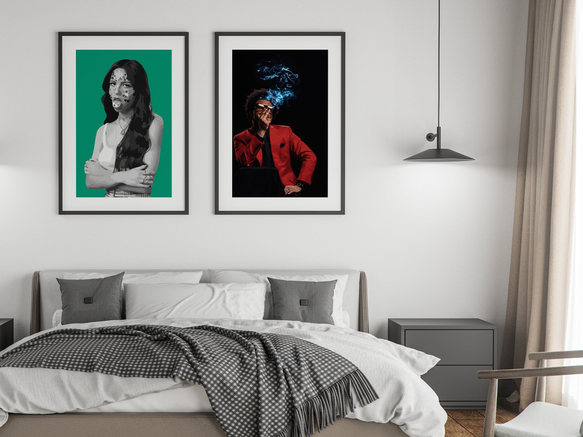The Weeknd After Hours Smoking Poster Music Wall Art Digital Download