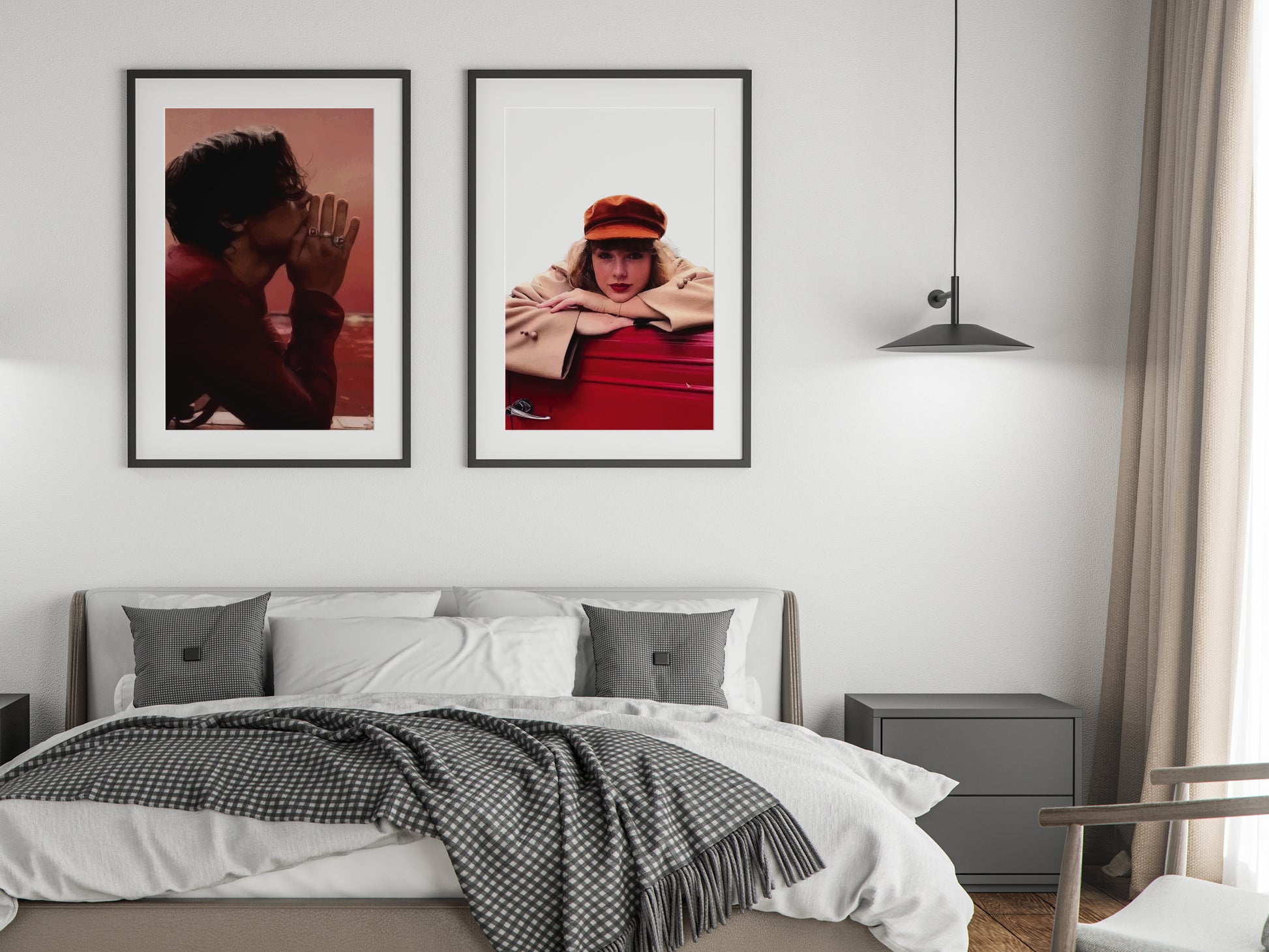 Taylor Swift Red Album Cover Poster Music Wall Art Digital Download