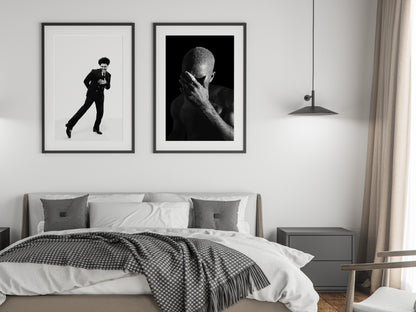 Frank Ocean Blonde Poster Black and White Music Wall Art Digital Download