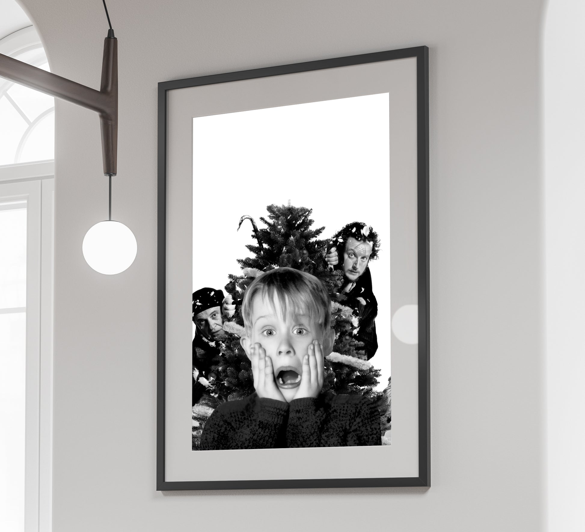 Home Alone Poster Macaulay Culkin Classic 1990 Christmas Comedy Wall Art Digital Download