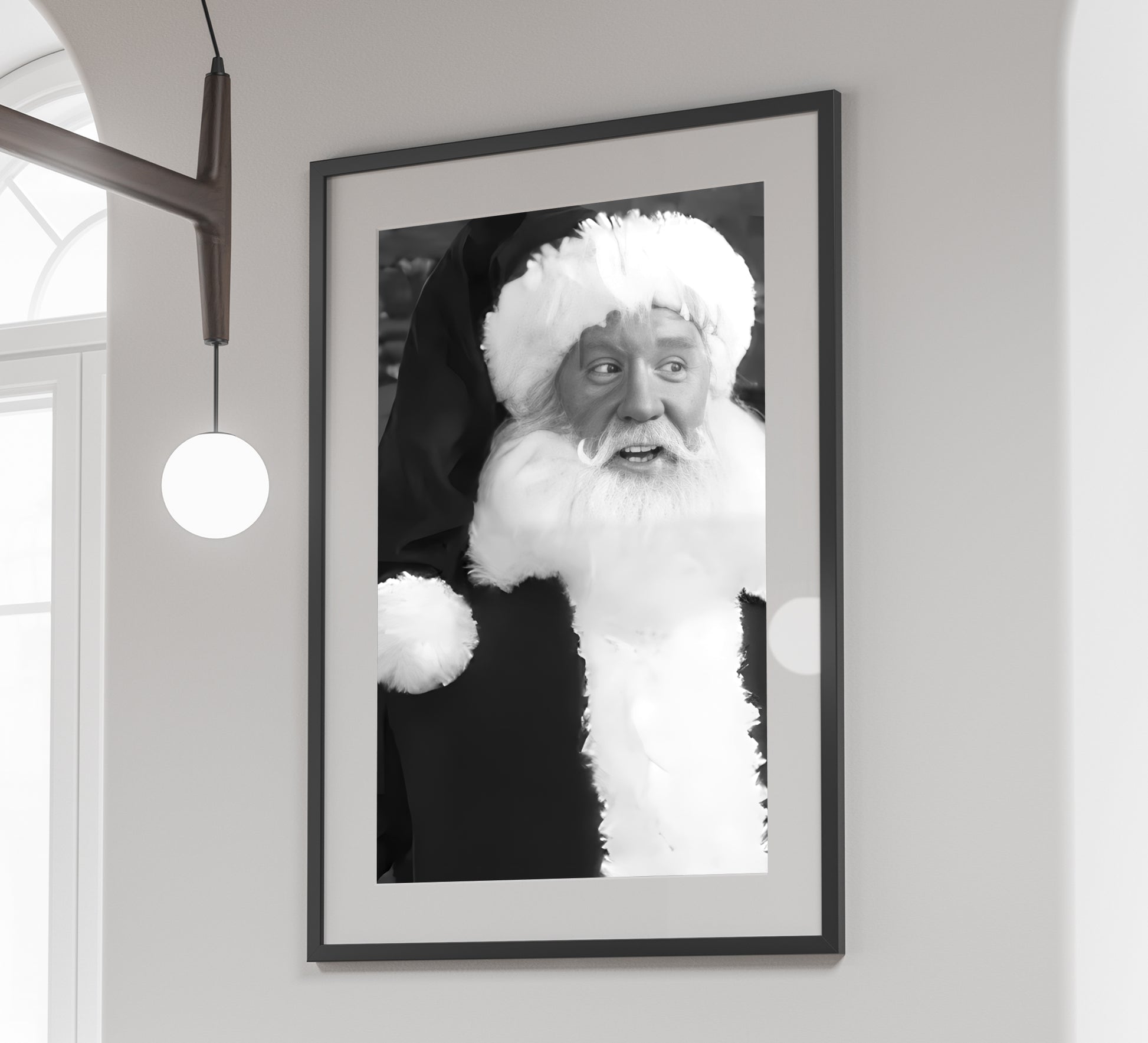 Santa Claus Movie Poster Tim Allen Classic Christmas Holiday Wall Art Digital Download