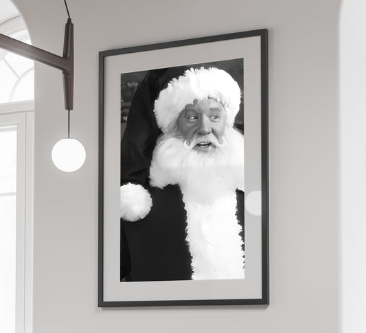 Santa Claus Movie Poster Tim Allen Classic Christmas Holiday Wall Art Digital Download