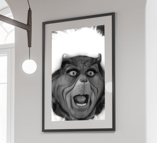 The Grinch Poster Jim Carrey Funny Classic Christmas Movie Wall Art Digital Download