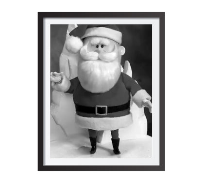 Santa Claus Poster Vintage Rankin Bass Classic Christmas Wall Art Digital Download