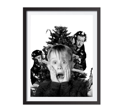 Home Alone Poster Macaulay Culkin Classic 1990 Christmas Comedy Wall Art Digital Download