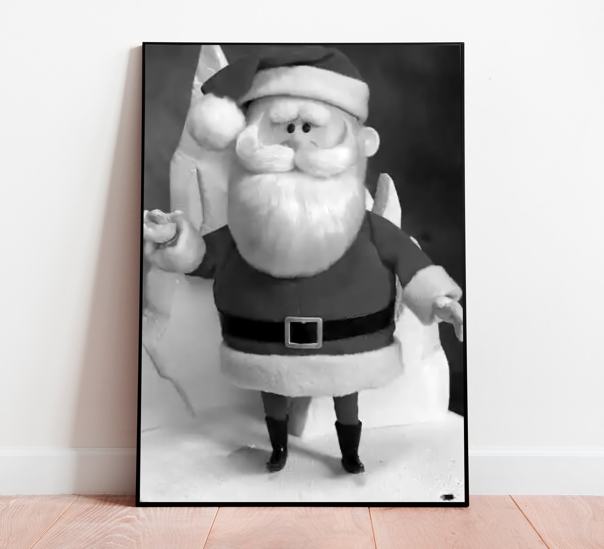 Santa Claus Poster Vintage Rankin Bass Classic Christmas Wall Art Digital Download