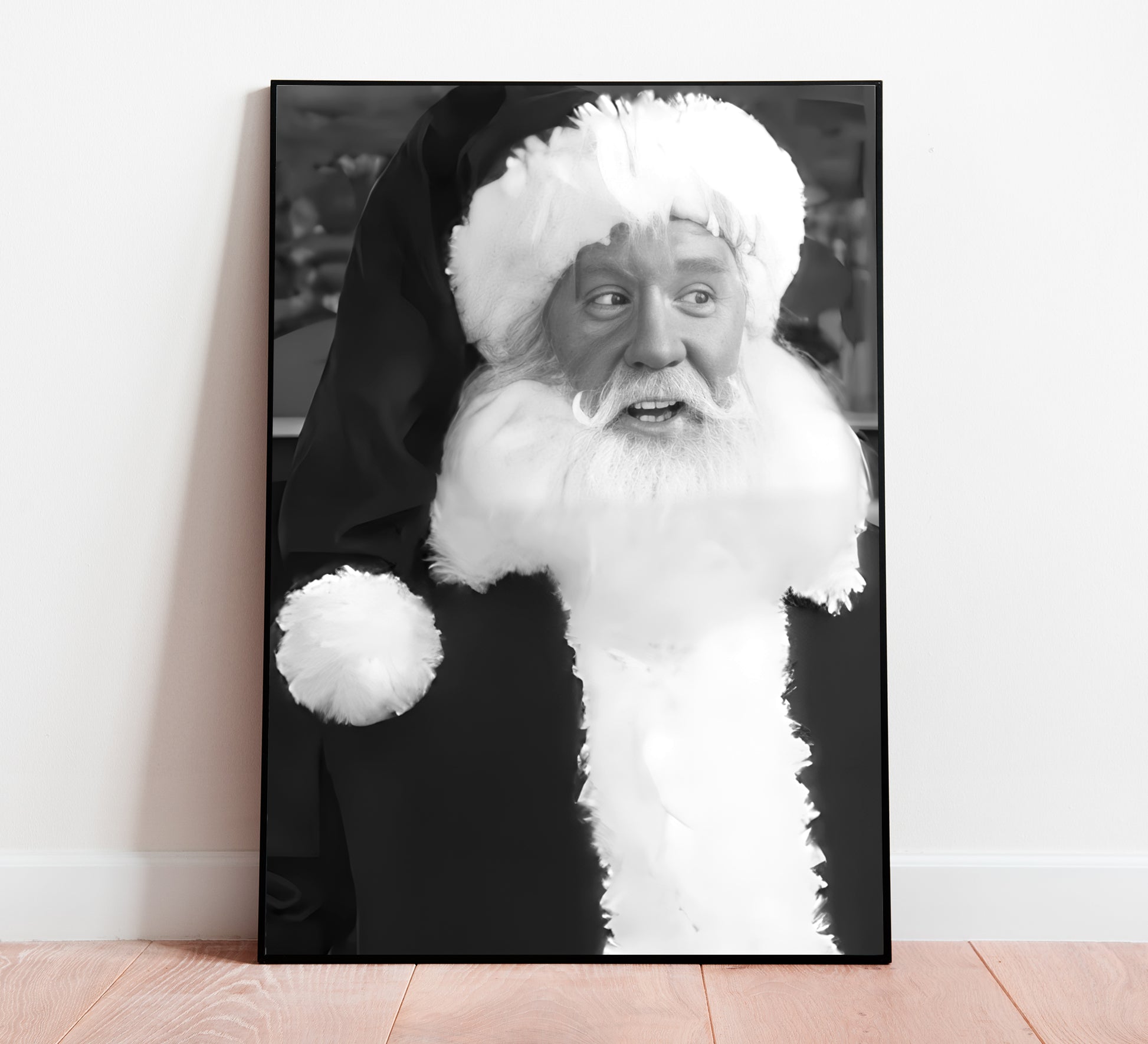 Santa Claus Movie Poster Tim Allen Classic Christmas Holiday Wall Art Digital Download