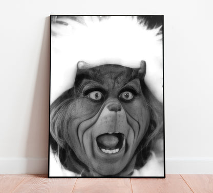 The Grinch Poster Jim Carrey Funny Classic Christmas Movie Wall Art Digital Download