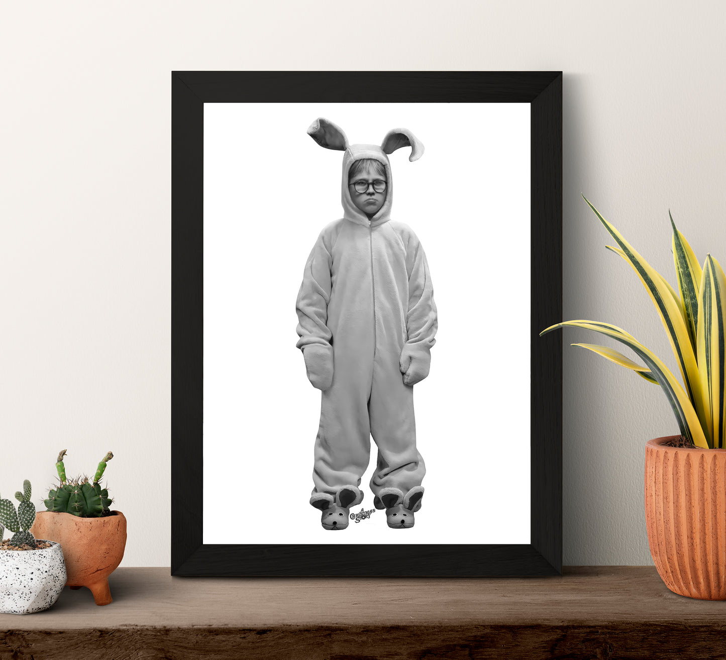 A Christmas Story Poster Ralphie Bunny Funny Holiday Wall Art Digital Download