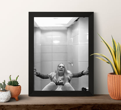 White Chicks Poster Black and White Funny Christmas Comedy Wall Art Digital Download