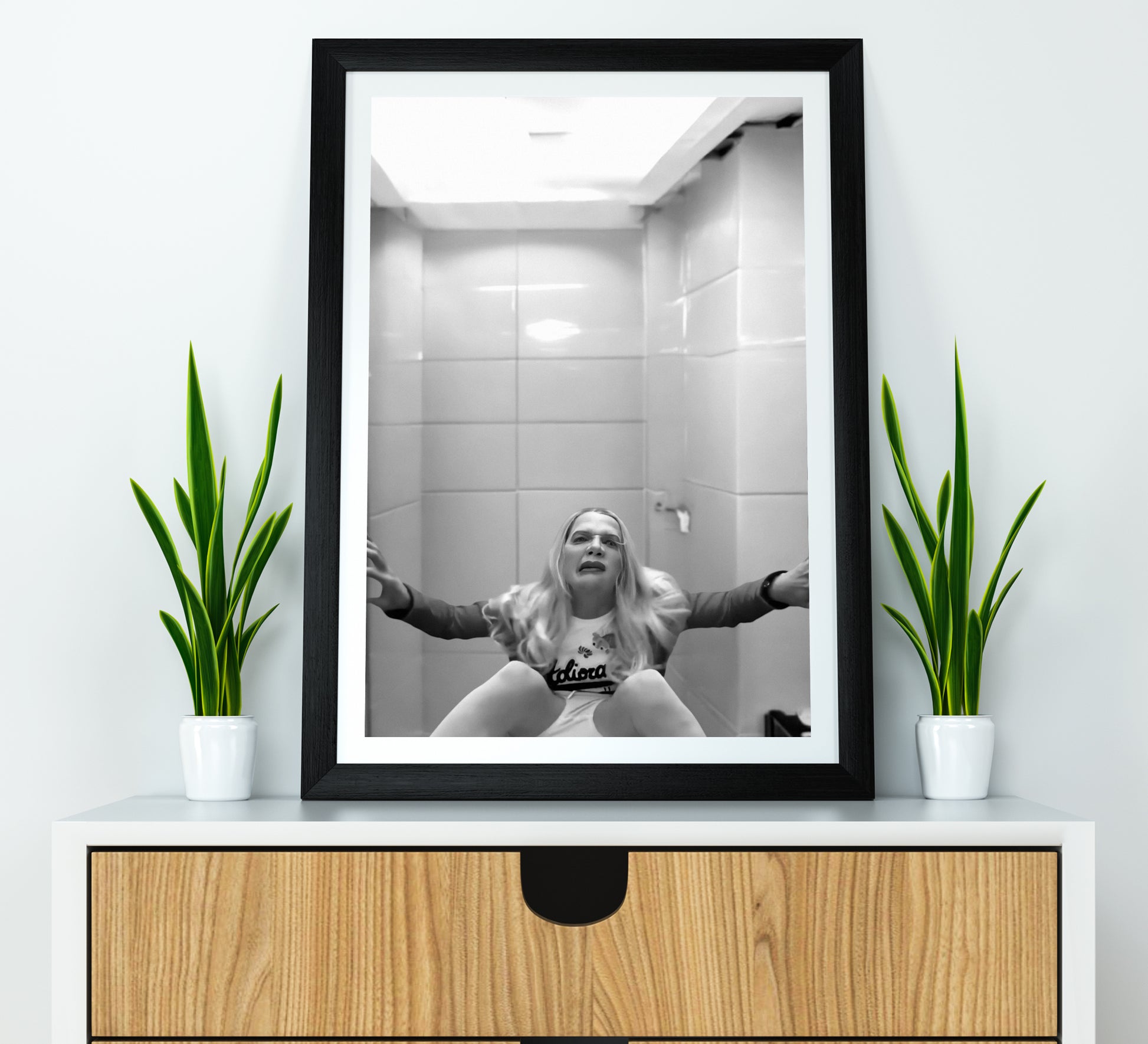 White Chicks Poster Black and White Funny Christmas Comedy Wall Art Digital Download