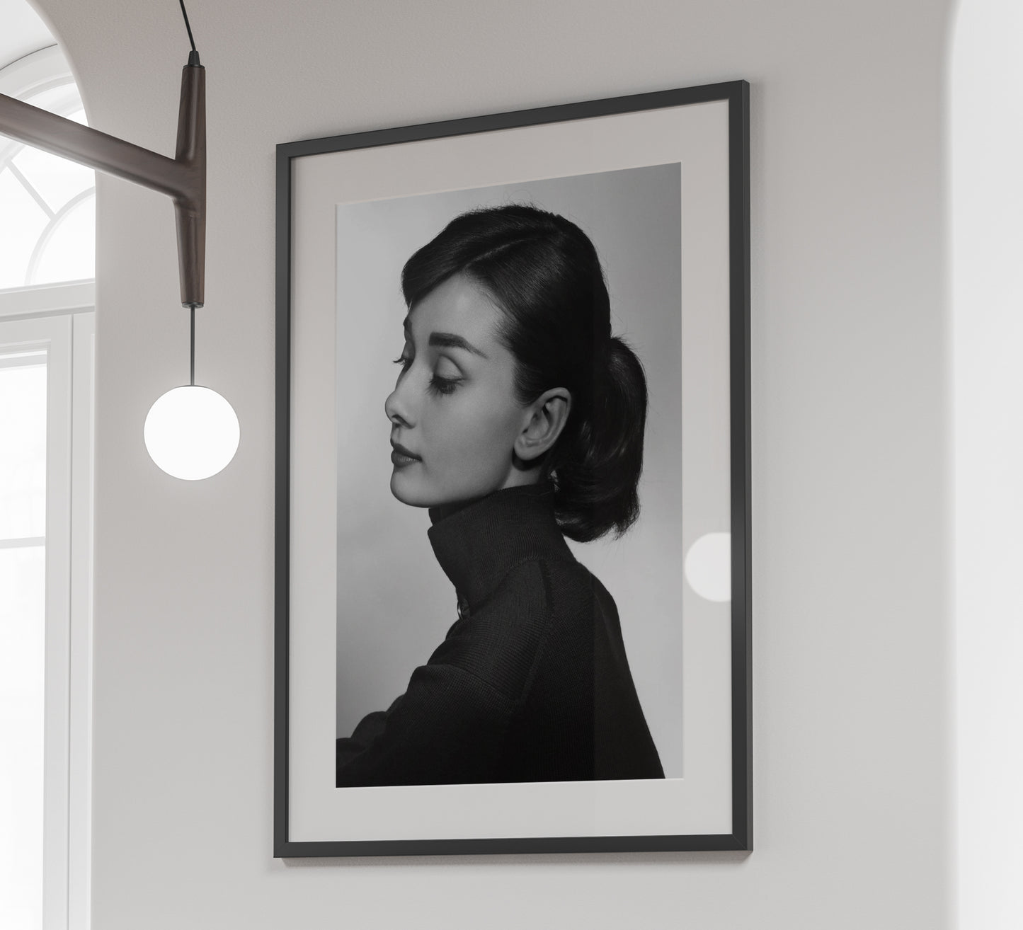 Audrey Hepburn Close-Up Poster – Vintage Hollywood Print
