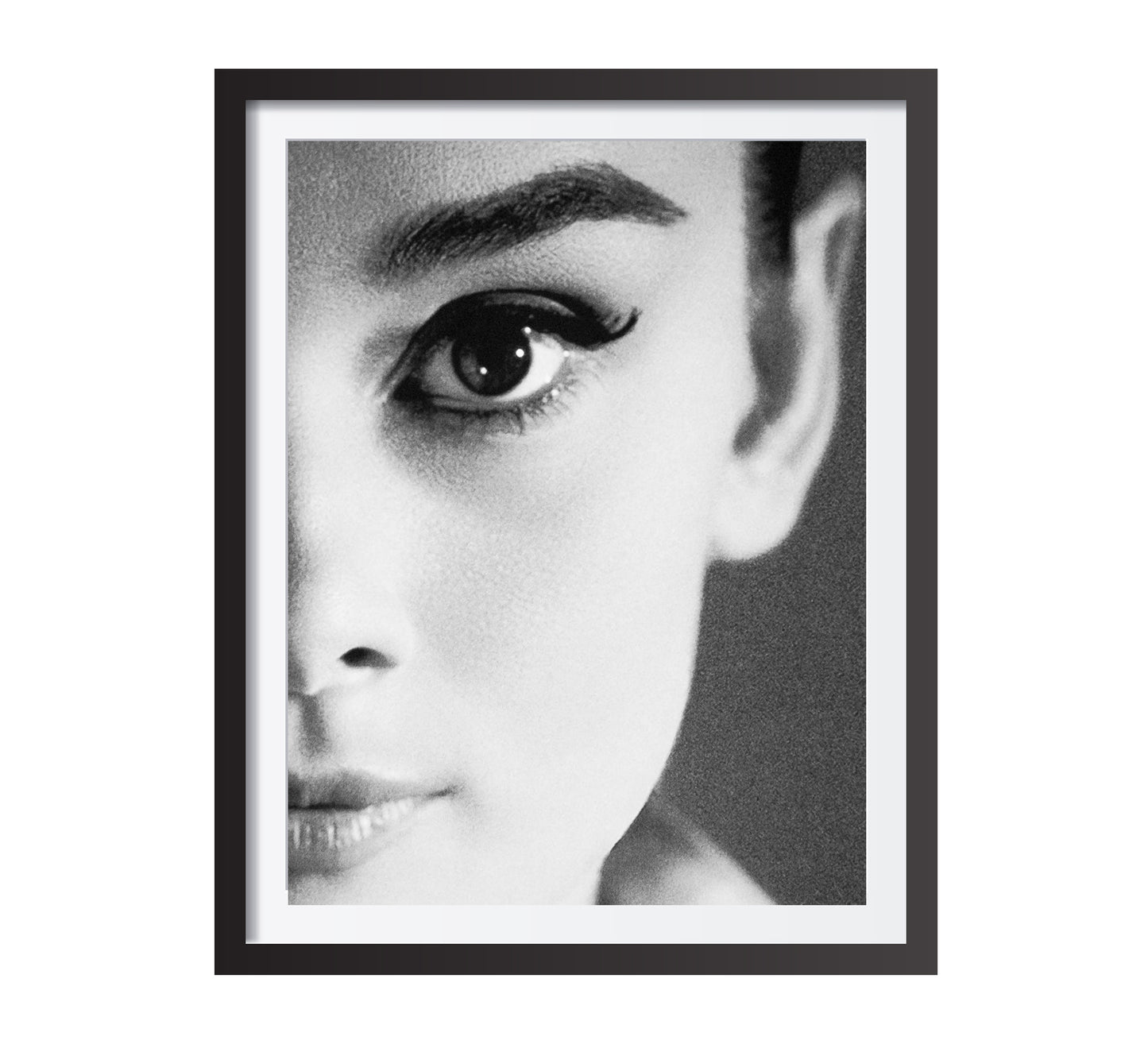 Audrey Hepburn Close-Up Poster – Vintage Hollywood Print