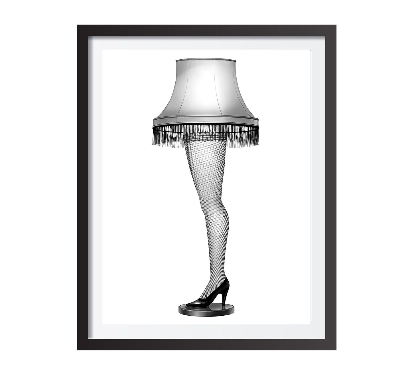 A Christmas Story Leg Lamp Poster Funny Classic Holiday Movie Wall Art Digital Download