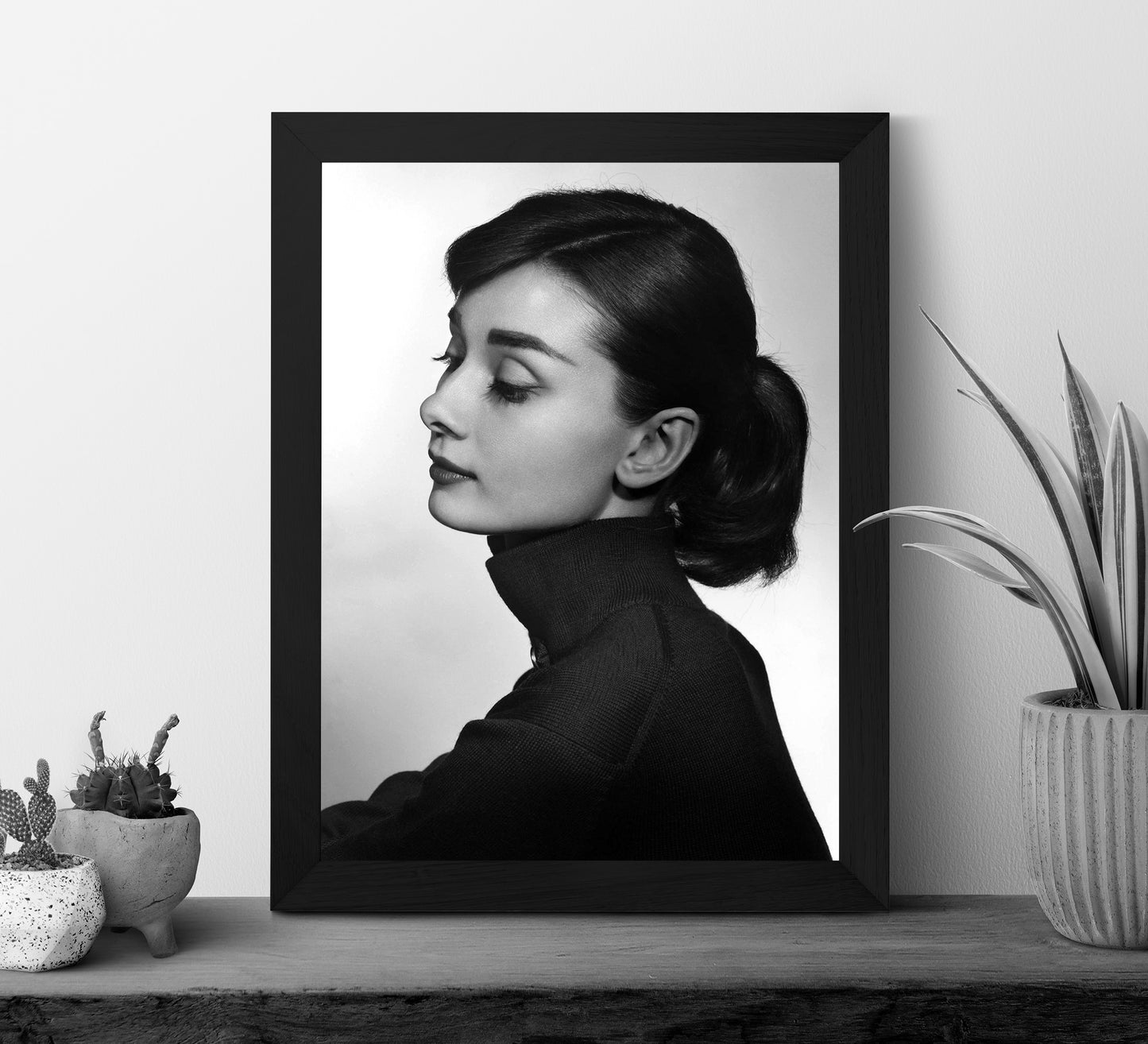 Audrey Hepburn Close-Up Poster – Vintage Hollywood Print