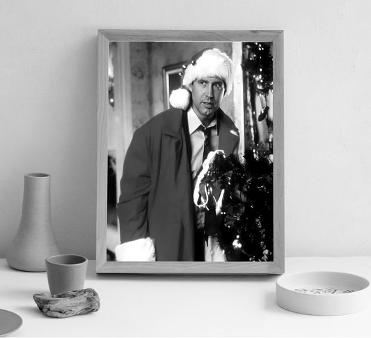 Christmas Vacation Poster Chevy Chase Classic Holiday Comedy Wall Art Digital Download