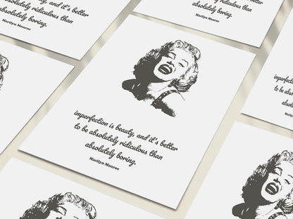 Marilyn Monroe Quote Art Print, Black and White, Hypebeast Wall Art, Teen Girl Room Decor, Digital Download