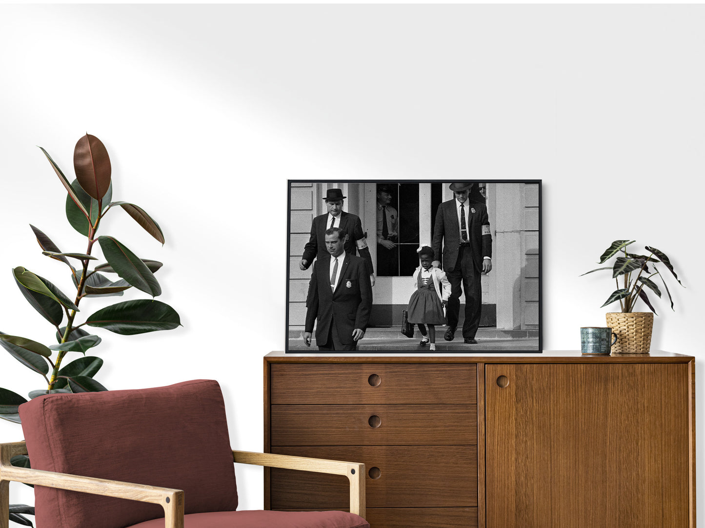Ruby Bridges Photo Black Girl Art African American Woman Gift Black History Wall Art Prints Black Decor Feminism Gift Black and Proud Gift