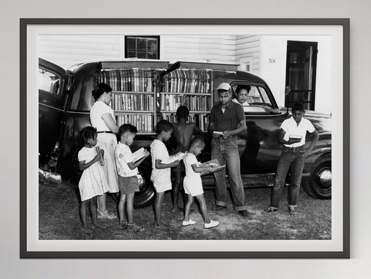 African American Children Photo Print, Black and White, Vintage Wall Art, North Carolina Photograph, Digital Download, Printable Wall Decor