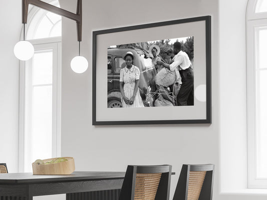 African American Woman Print, Black and White, Vintage Photo, Printable African American Wall Art, Black Woman, Digital Download, Home Decor