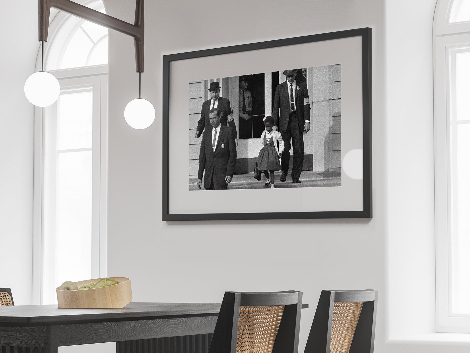 Ruby Bridges Photo Black Girl Art African American Woman Gift Black History Wall Art Prints Black Decor Feminism Gift Black and Proud Gift