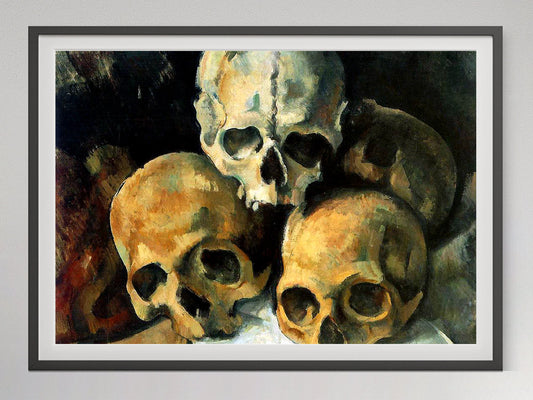 Skull Painting, Gothic Poster, Spooky Wall Art, Vintage Art Print, Skull Wall Decor, Trendy Wall Art, Halloween Wall Decor, Digital Download