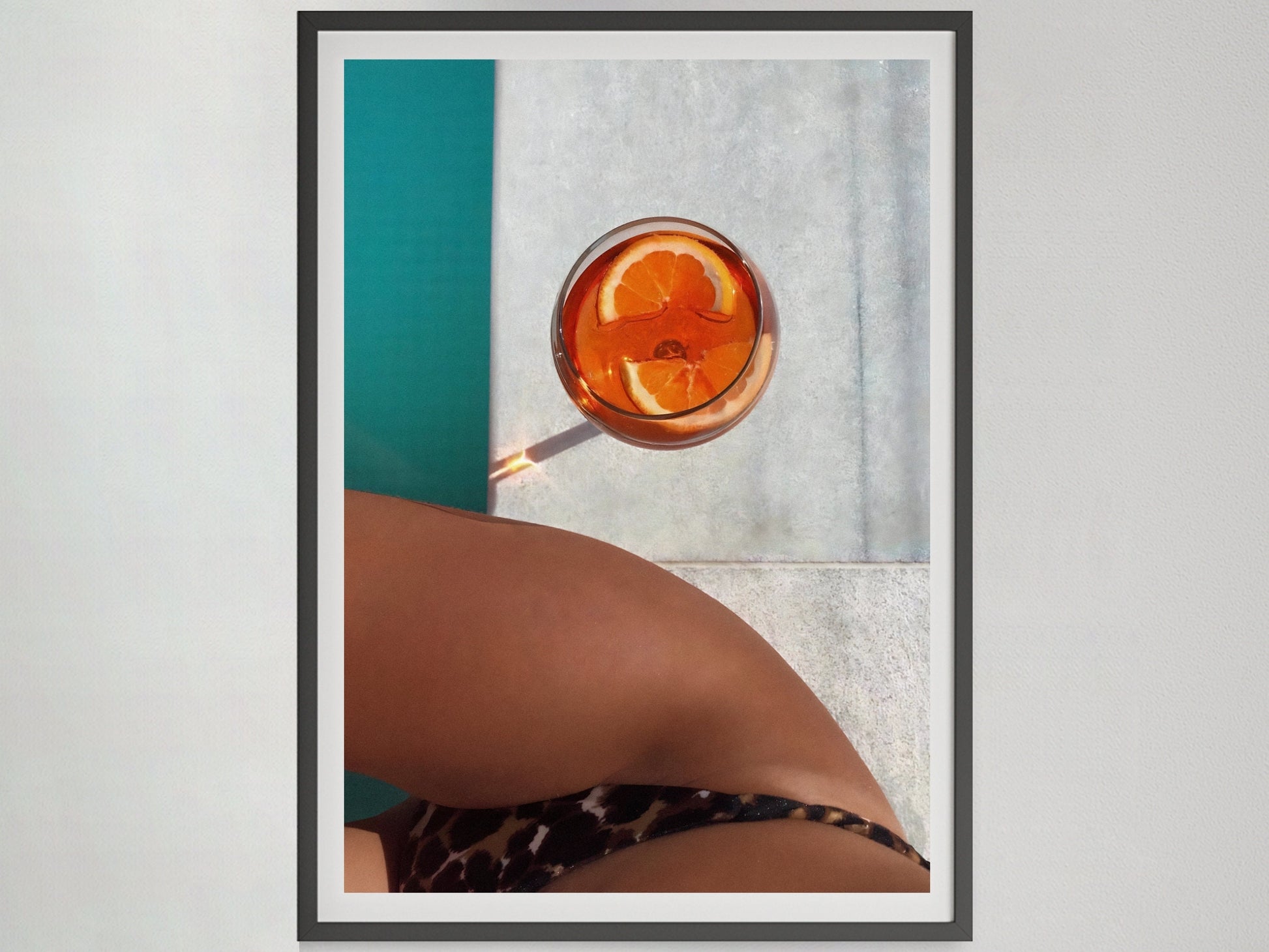 woman drinking aperol spritz poster swimming pool print cocktail printable wall art bar cart decor aperol spritz print digital download printable wall art poster, digital download
