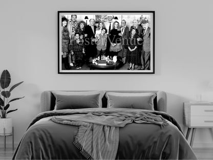 funny christmas family poster digital art print retro holiday decor unique xmas gift festive wall art home decor instant download printable wall art poster, digital download