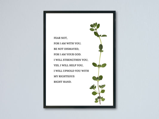 bible verse isaiah 41 10 wall art bible verse print baptism gift scripture wall art isaiah 41 10 digital bible verse art printable printable wall art poster, digital download