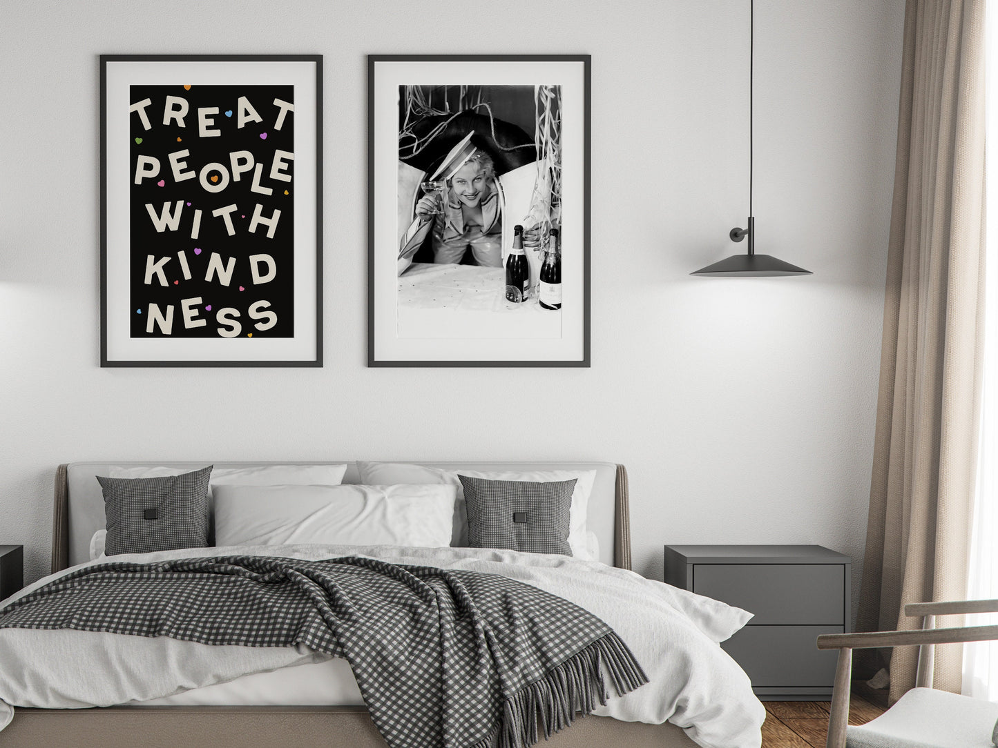 Woman Drinking Champagne Poster, Bar Cart Print, Black and White, Vintage Photography, Cocktail Wall Art, Alcohol Poster, Digital Download