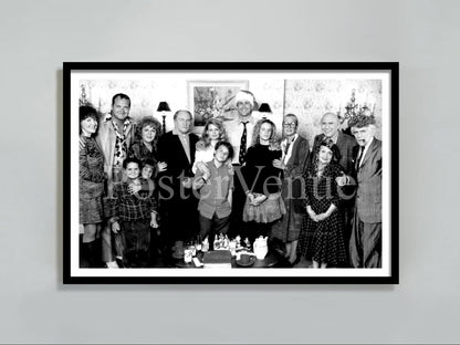 funny christmas family poster digital art print retro holiday decor unique xmas gift festive wall art home decor instant download printable wall art poster, digital download