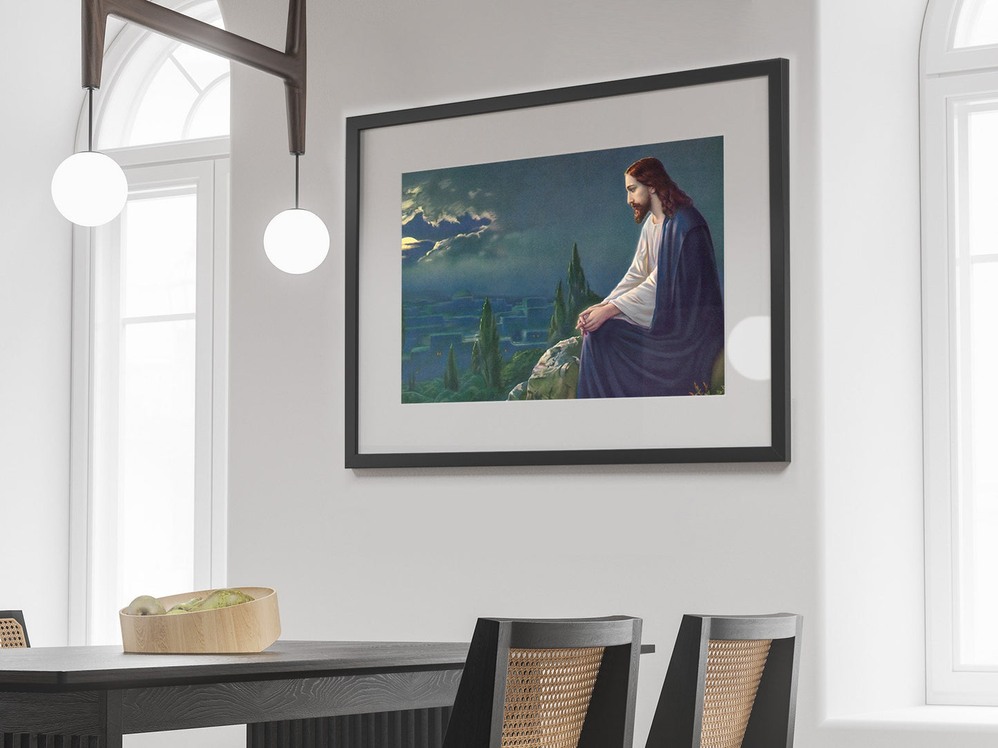 Jesus Painting, Christian Wall Art, Jesus Christ Print, Jesus Poster, Jesus Portrait, Religious Art, Christmas Home Decor, Wall Art, Canvas
