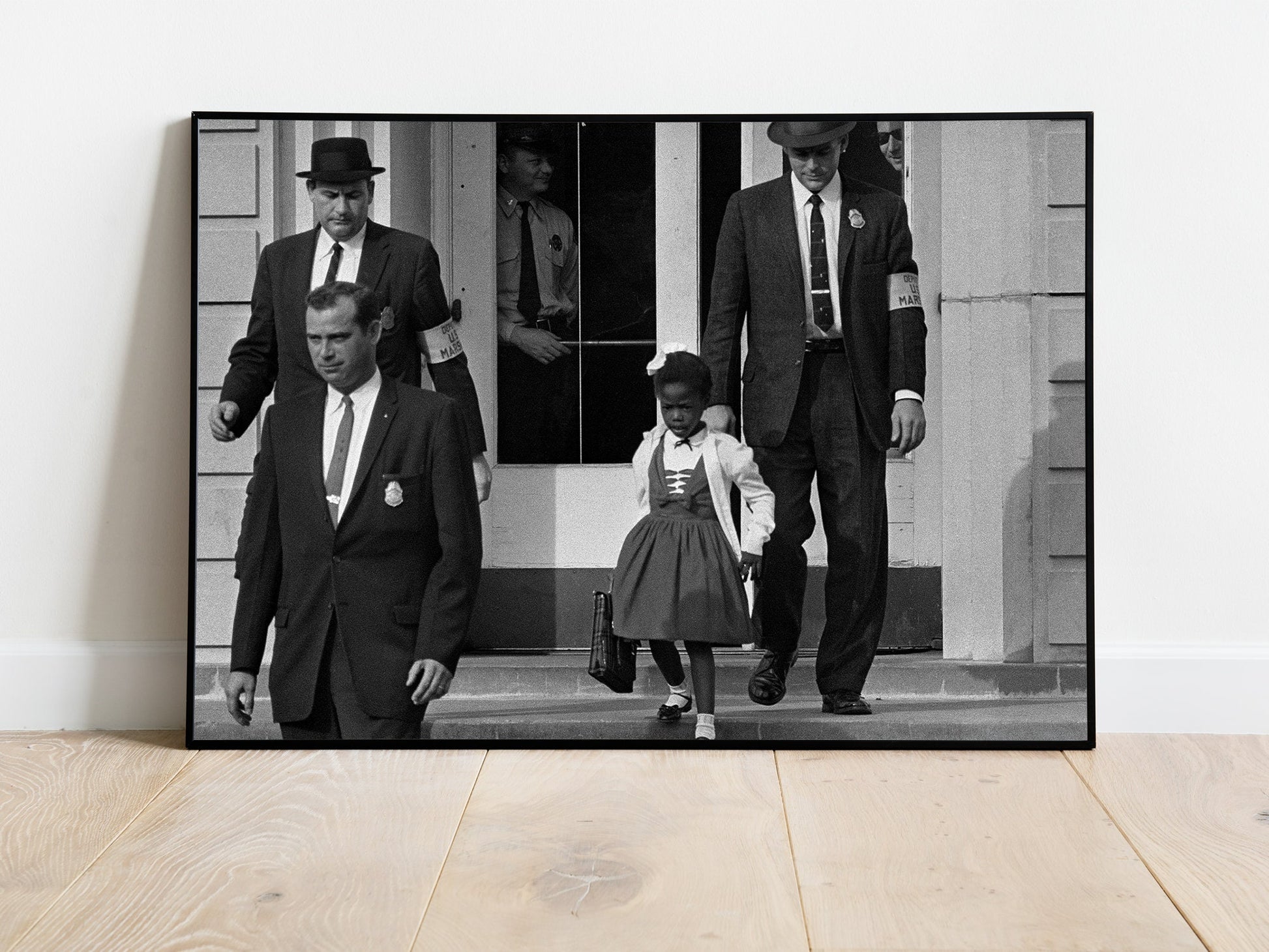 Ruby Bridges Photo Black Girl Art African American Woman Gift Black History Wall Art Prints Black Decor Feminism Gift Black and Proud Gift