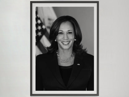 Kamala Harris poster, Vintage Wall Art, Political Poster, Kamala Harris Print, Feminist Poster, Wall Art, Canvas, Kamala Harris Photo