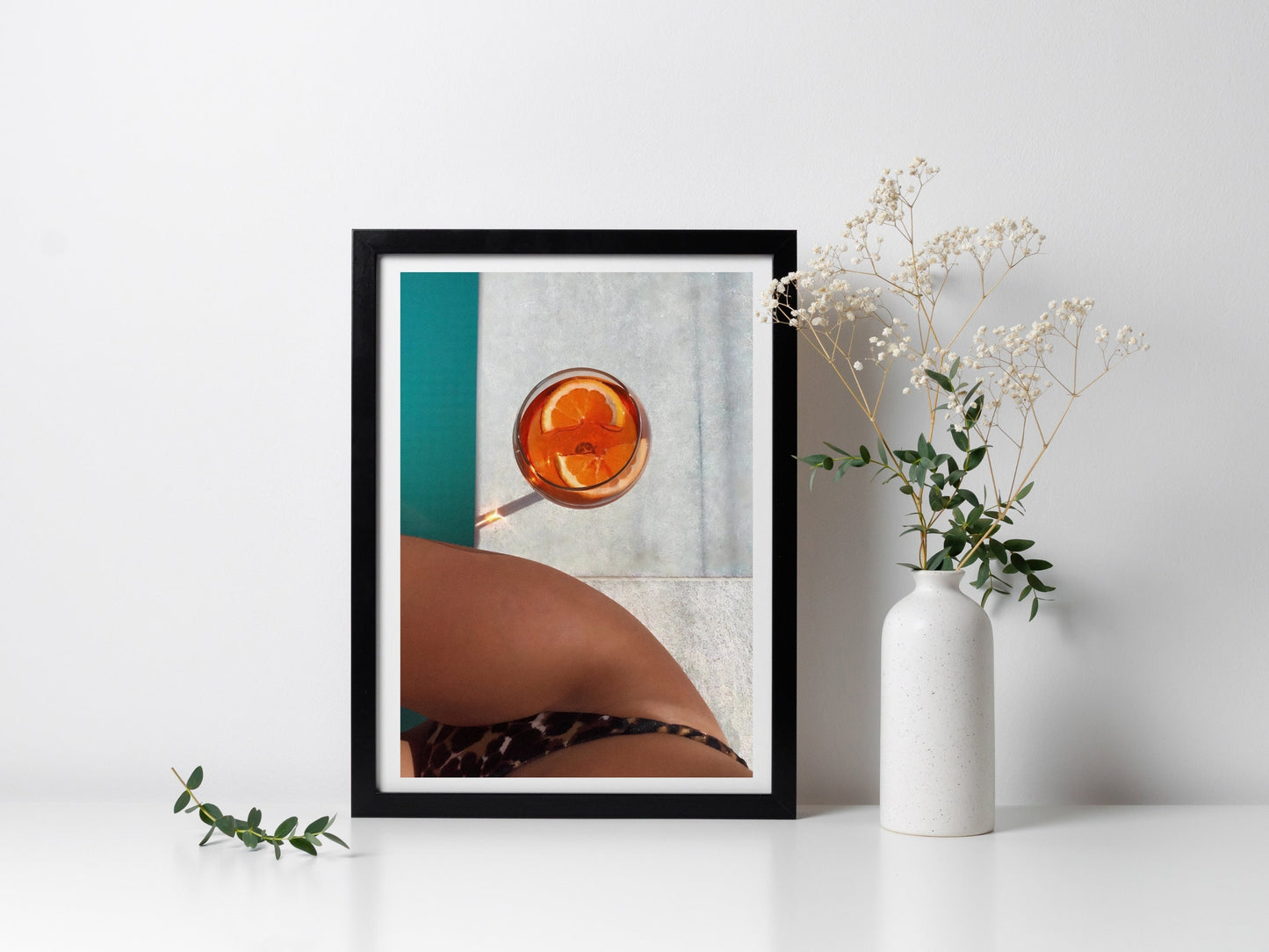 woman drinking aperol spritz poster swimming pool print cocktail printable wall art bar cart decor aperol spritz print digital download printable wall art poster, digital download
