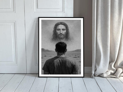 jesus christ resurrected poster hand of god art he is risen christ leaving tomb jesus saves peter christian wall art digital download printable wall art poster, digital download