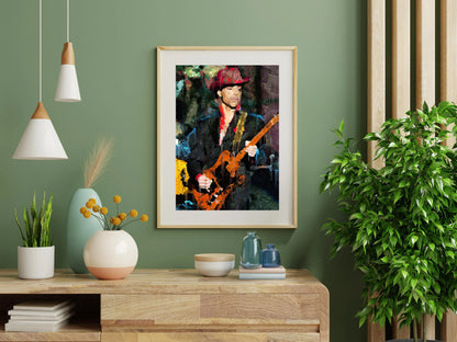 Prince Poster Legendary Music Icon Guitarist Wall Art Digital Download