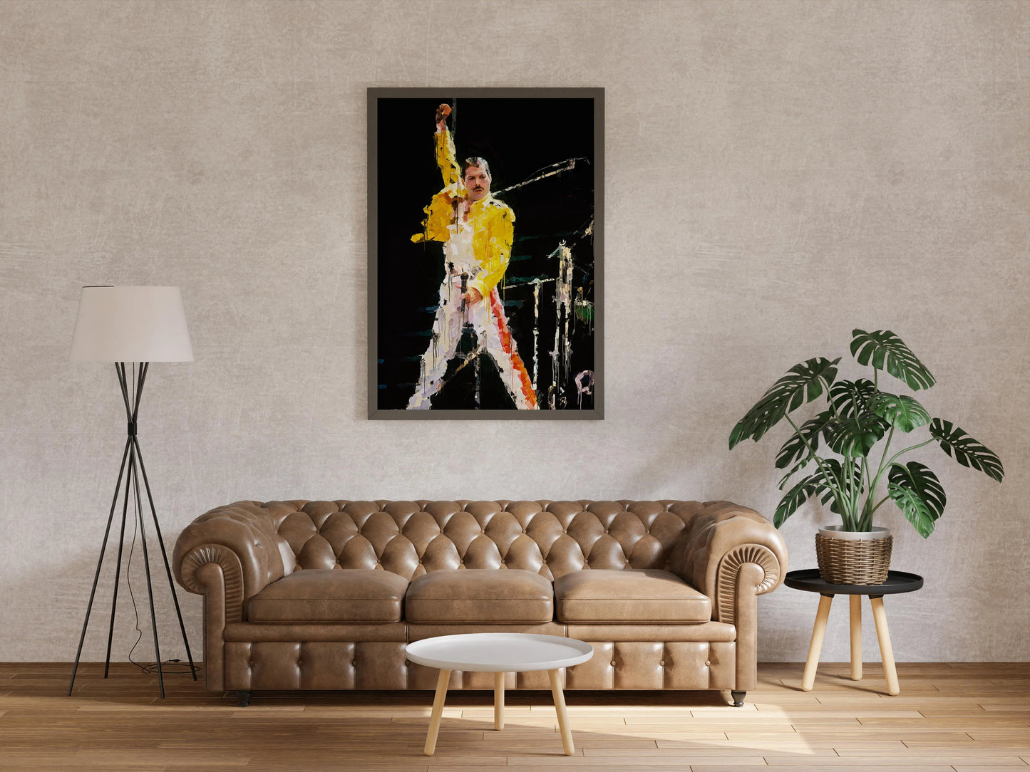Freddie Mercury Poster Queen Live Performance Music Icon Wall Art Digital Download