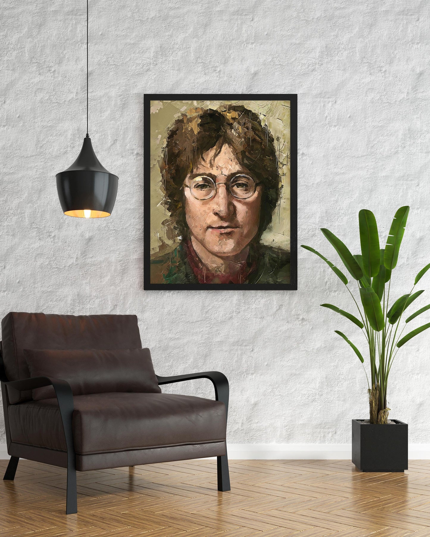John Lennon Poster Beatles Legend Retro Music Wall Art Digital Download