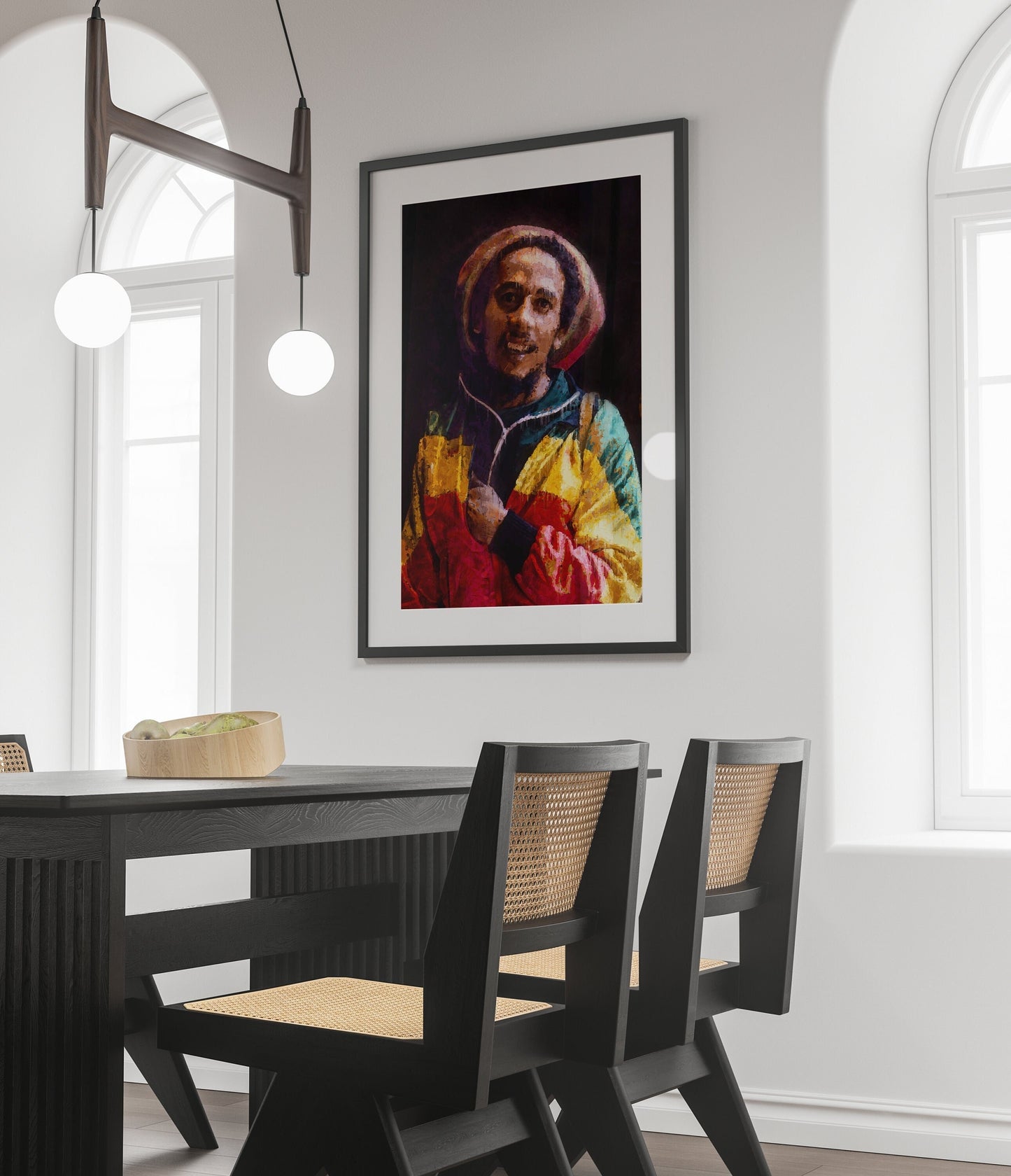 Bob Marley Poster Reggae Legend Colorful Music Wall Art Digital Download