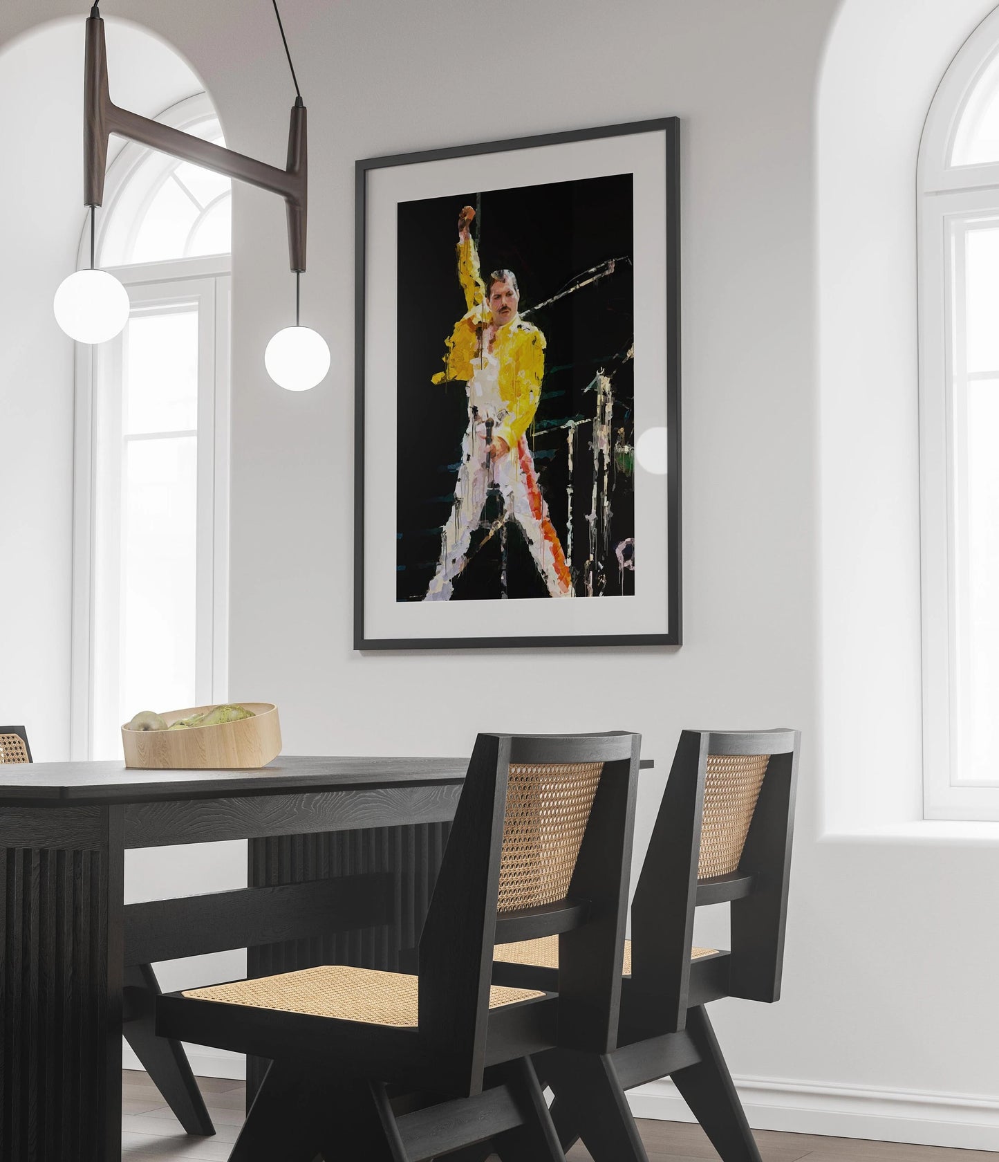 Freddie Mercury Poster Queen Live Performance Music Icon Wall Art Digital Download