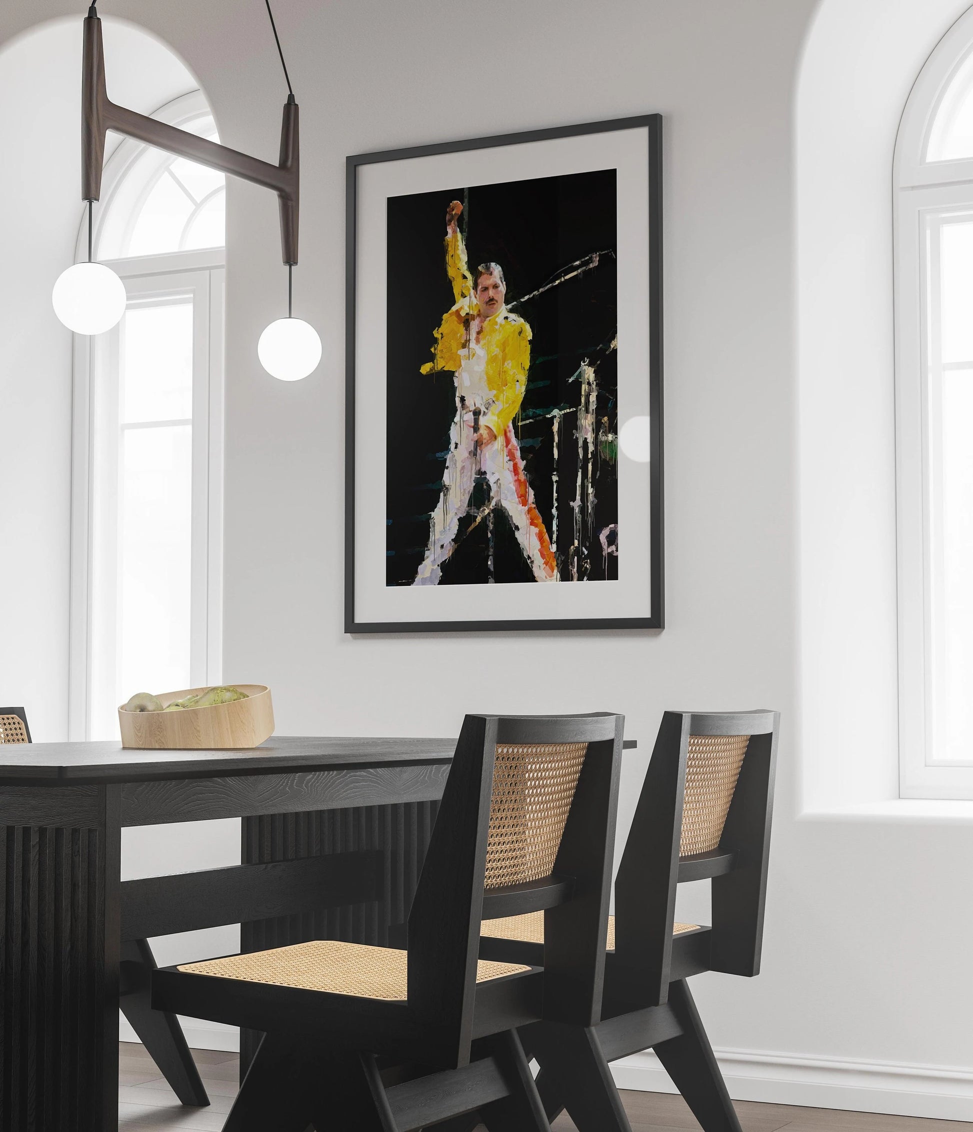 Freddie Mercury Poster Queen Live Performance Music Icon Wall Art Digital Download