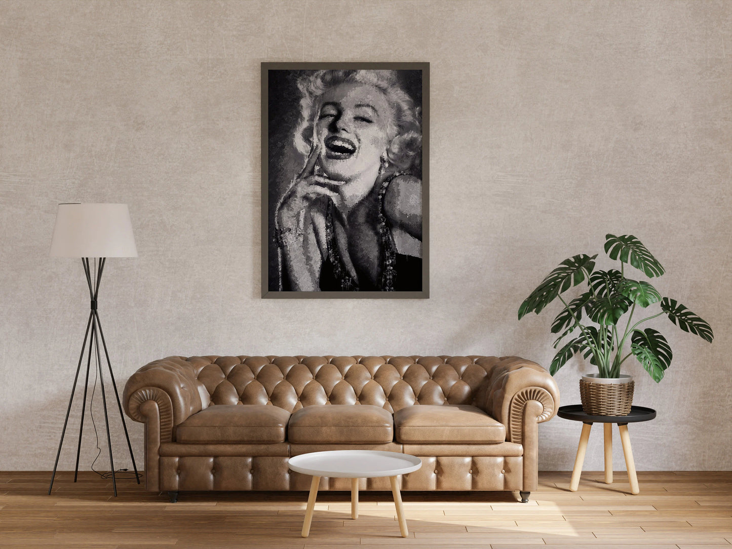 Marilyn Monroe Poster Black And White Vintage Hollywood Wall Art Digital Download