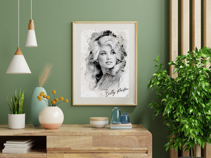 Dolly Parton Poster Vintage Country Music Wall Art Digital Download